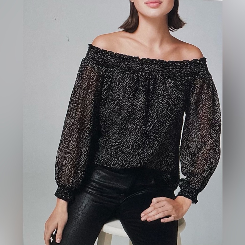 NWT WHBM Off the shoulder blouse XS
